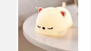 Силиконовый ночник с датчиком касания, Перезаряжаемый USB