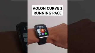 AOLON CURVE 2 RUNNING PACE #aoloncurve #aolonsmartwatch #aoloncurve2 #smartwatch #huawei #shorts