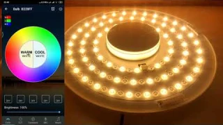 Потолочный SMART светильник с Bluetooth-колонкой 495мм+WIFI+светодиодная RGB подсветка с aliexpress.