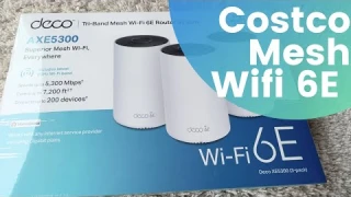 Costco TP-Link Deco AXE5300 Wifi 6e Routers