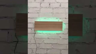 Обзор Настенная LED панель RGB лампа, лед ночник (3 вида управления)