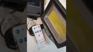 Прожектор на солнечной батарее с датчиком движения