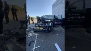 REAL-WORLD CHERY CRASH TEST 🤯 ​⁠@cherysouthafrica6730 #chery #crashtest #shortvideo #shorts