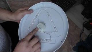 LED светильник 18вт обзор и тест