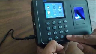 reloj checador biometrico modelo f01