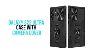 Galaxy S22 Ultra Case with Camera Cover #shorts