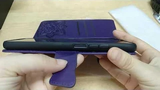 Mi 10T Pro 5G Butterfly Design Leather Case