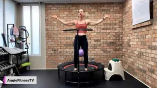 LOW  INTENSITY Rebounding Cardio Sculpt ▶️ Senior Friendly- Beginner Level APPROPRIATE