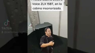 Cabina Electrovoice ZLX 15BT #electrovoice #acústica #grabación
