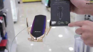 Автомобильный держатель для телефона с беспроводной зарядкой Smart Sensor R1