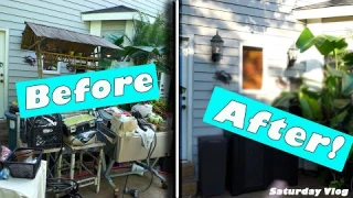 Bye Bye Tiki Bar! Patio Purge Complete!