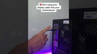 How not to plug in your PC