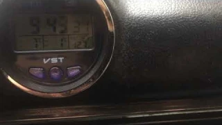 Автомобильные часы с вольтметром vst-7042v