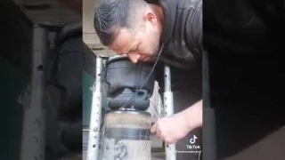 как быстро заправить пневмо подушку