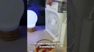 3 in 1 Air Humidifier Cooling USB Fan Fast Cooling, Colorful Lights, and Energy Saving