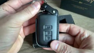 Кожаный чехол для ключа Toyota, ключ №5, casekey