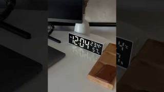 DX-001: Все в одном - компактные часы с календарём, будильником, термометром и гигрометром!