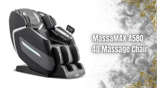 MassaMAX A580 2026 4D Massage Chair Review | Big & Tall Full Body Massage, AI Voice Control