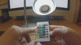 Обзор Smart LED Lamp диодной музыкальной лампочки с Bluetooth колонкой