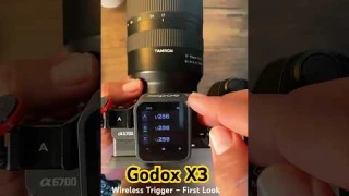 🔥 Godox X3 Wireless Trigger – First Look & Test! ⚡