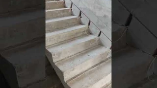 будущая подсветка ступеней лестницы.#building #electric #electricalinstallation #work #power