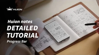 Huion Notes X10 Detailed Operation Tutorial  + Progress Bar #huiontablet #huion
