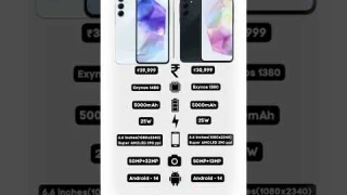 Samsung Galaxy A55 5G 🆚 Samsung Galaxy A35 5G Detailed Comparison