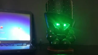 Оптоволоконный светильник на led лампах. Fiber optic luminaire on led lamps