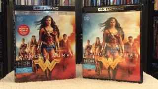 Wonder Woman 4K BLU RAY UNBOXING + Review - Gal Gadot