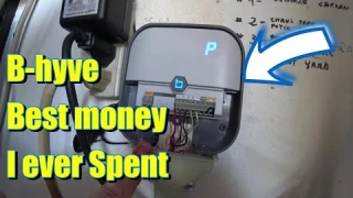 Best money I've ever spent - Orbit B-hyve 4-Zone Smart Indoor Sprinkler Controller Easy Installation