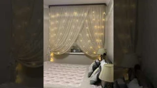 Гірлянда штора Водопад на вікно / Гирлянда занавес