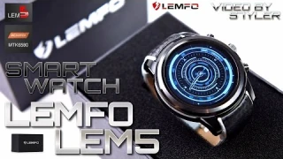 Extremely Cool China Smartwatch? LEMFO LEM5 ⌚ (In-Depth Review) 1.39" OLED // Video by s7yler