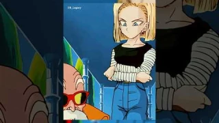18 Tries to Help Krillin Win Card game!😄 #dragonball #krillin #masterroshi #bulma #android18