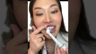 Oral B and Sonicare toothbrushes in side by side comparison. #electrictoothbrush #toothbrush