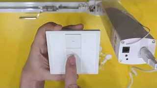 Подключение настенной радио-панели Dooya DC1650 к электрокарнизам