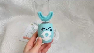 Десткая электрическая зубная щетка U образная