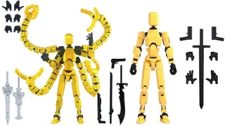 Assembly Completed Lucky 13 T13 Action Figure Set 3D Printed Multi Jointed Movable Dummy 13 Nova 13