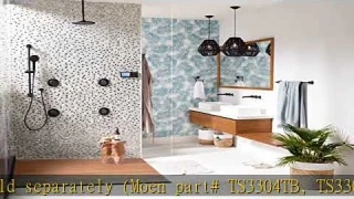 Moen Smart Shower 4-Outlet Digital Thermostatic Shower Valve with 3/4" Connections, S3104 , Black