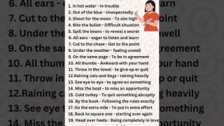 Top 20 idioms and phrases|idoms |phrases |idioms and phrases in english #idioms #phrases