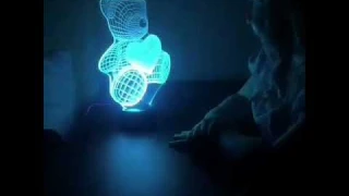 Детский светильник ночник с эффектом 3D - Медвежонок