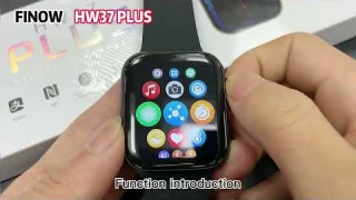 ОБЗОР Умные часы HW37 Plus Smart Watch Series 7 UNBOXING  NFC GPS Tracker Bluetooth Call 45mm iwatch