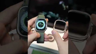 Apple Watch Ultra Case & Strap Applying #shorts