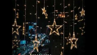 Гирлянда штора на окно звезды  Украина