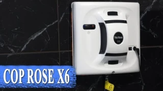 Обзор Cop Rose X6 большой умный робот для автоматической мойки окон