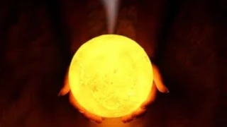 Новинка Ультразвуковой увлажнитель Воздуха 3D луна лампа ночной Прохладный очиститель ЛУЧШАЯ ЦЕНА