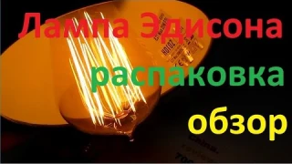 Лампочка Эдисона, винтажная ретро лампа / Vintage Retro Filament Edison Bulbs #60