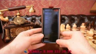 Фирменный оригинальный вертикальный откидной чехол-флип для Huawei Honor 4c
