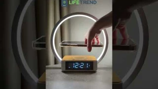 Стильный сенсорный светильник с беспроводной зарядкой!