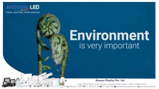 Aroson LED - World Environment Day