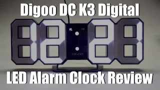Digoo DC K3 Digital LED Alarm Clock Review (From Banggood)
